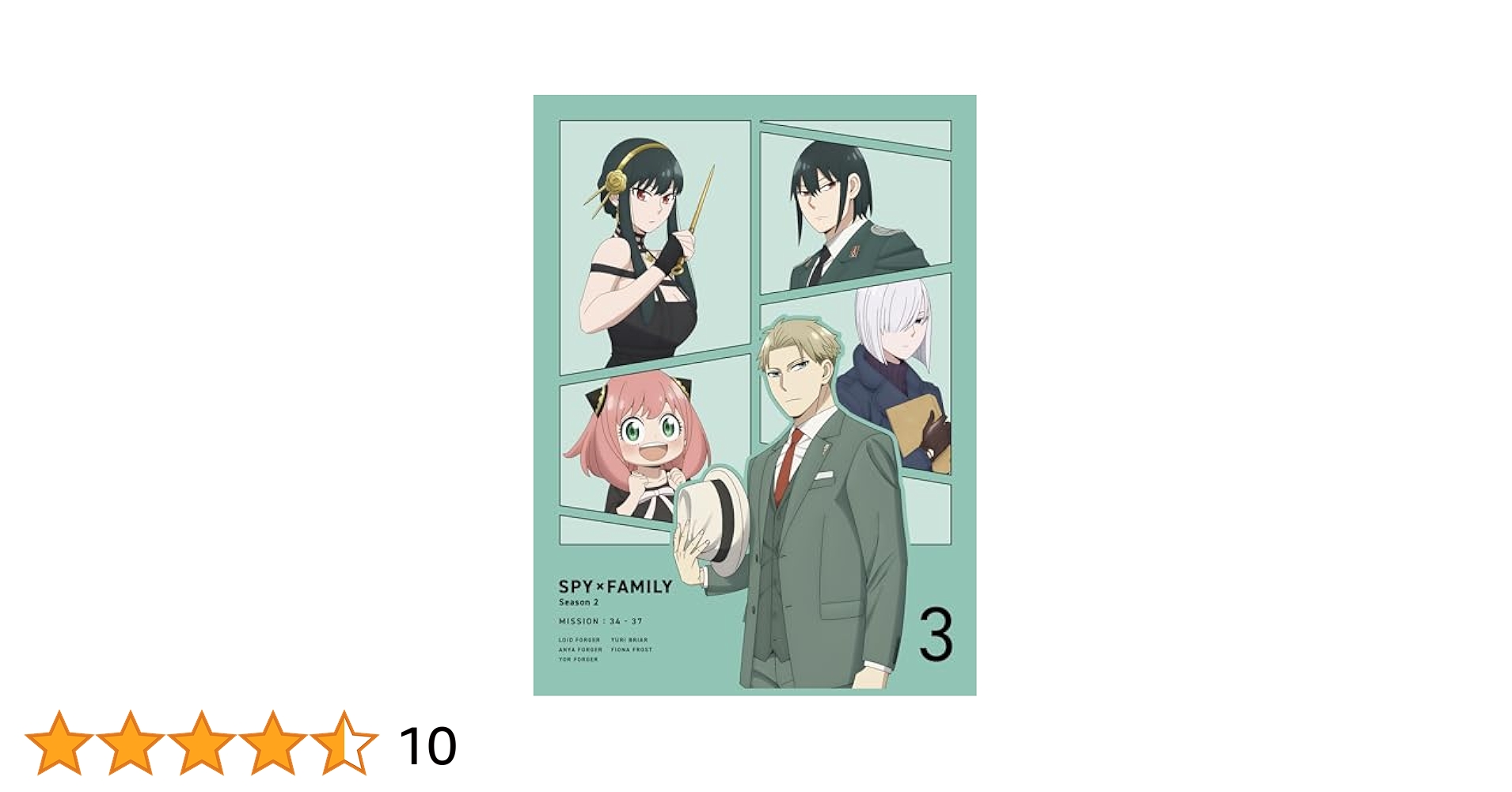 SPY×FAMILY Season2 Vol.3 Blu-ray SPY x FAMILY Season 2 Vol.3 First Press Limited Edition Blu